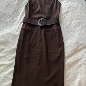 Designer Dress by Boss - Brown Size 4